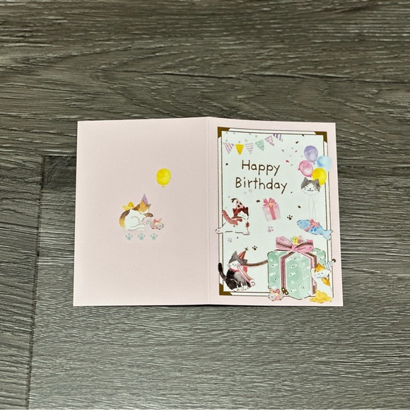 Miniature Kittens Cat Birthday Card ❘ Celebrate Card ❘ Happy Birthday Card - Picture 4 of 8